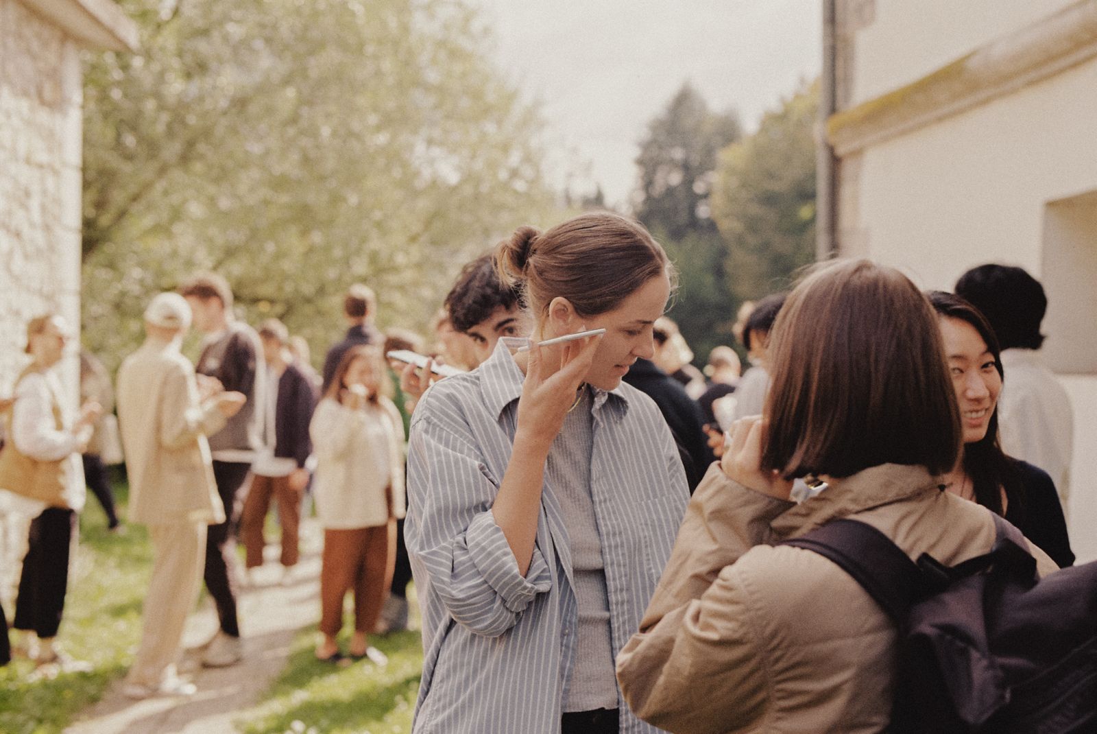 photograph of reuben talking